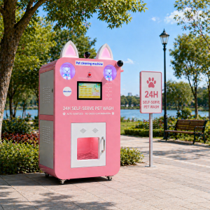 Nova Vending-Haustierwaschautomat im Park für die 24-Stunden-Selbstbedienung
