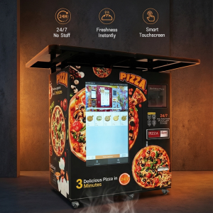 Nova Vending Pizza-Automat mit 24/7-Betrieb, Smart-Touchscreen und frischer Pizza in 3 Minuten