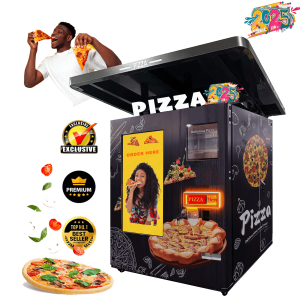 Nova Vending Pizza-Automat Hauptbild mit großem Dach, Pizza-Design, Werbedisplay und 2025 Smart-Retail-Optik