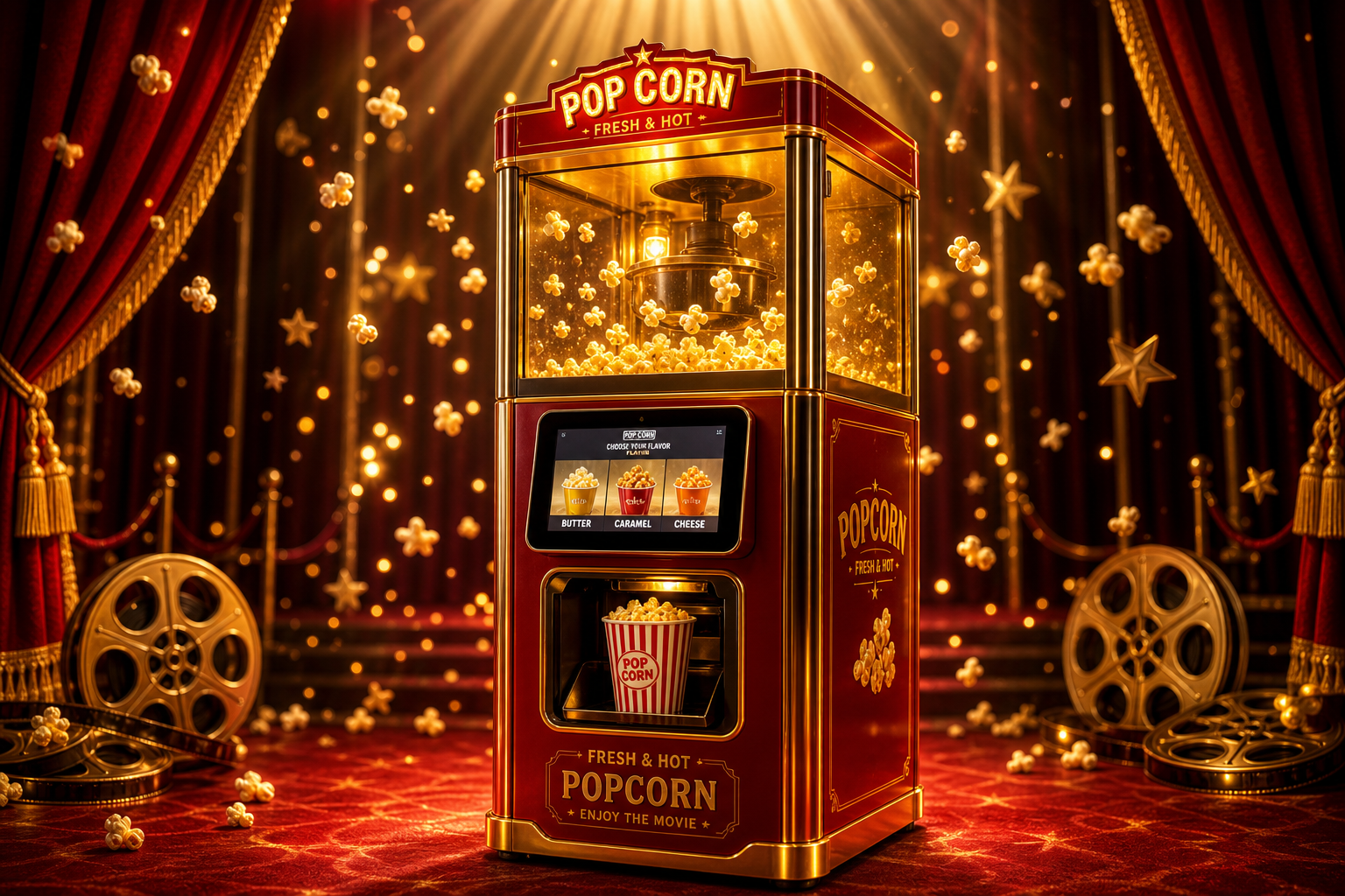 automatic-popcorn-vending-machine