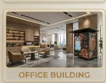 Nova Vending pizza machine at Office Building