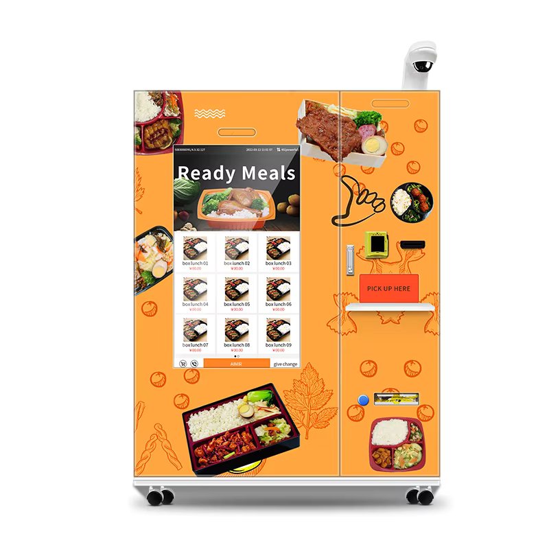 Microwave vending smart kiosk front view